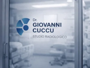 Ingresso porta Studio Radiologico del Dr. Giovanni Cuccu